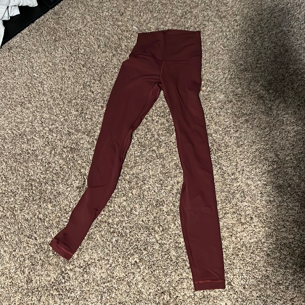 womens lululemon align leggings, size 2 28” inseam